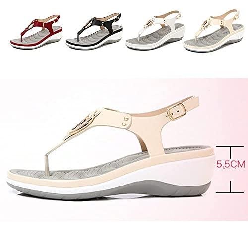 【並行輸入品】2023 Summer Soft Footbed Orthopedic Sandals,Women's Arch Supportの画像