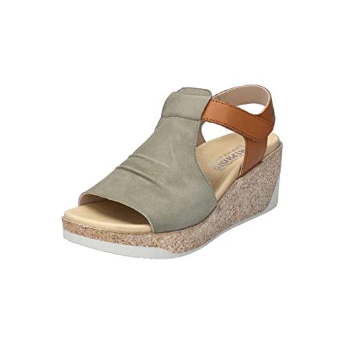 【並行輸入品】Mephisto レディース Galinae ウェッジサンダル, ライトカーキ, 10 Mephisto Women's Galiの画像