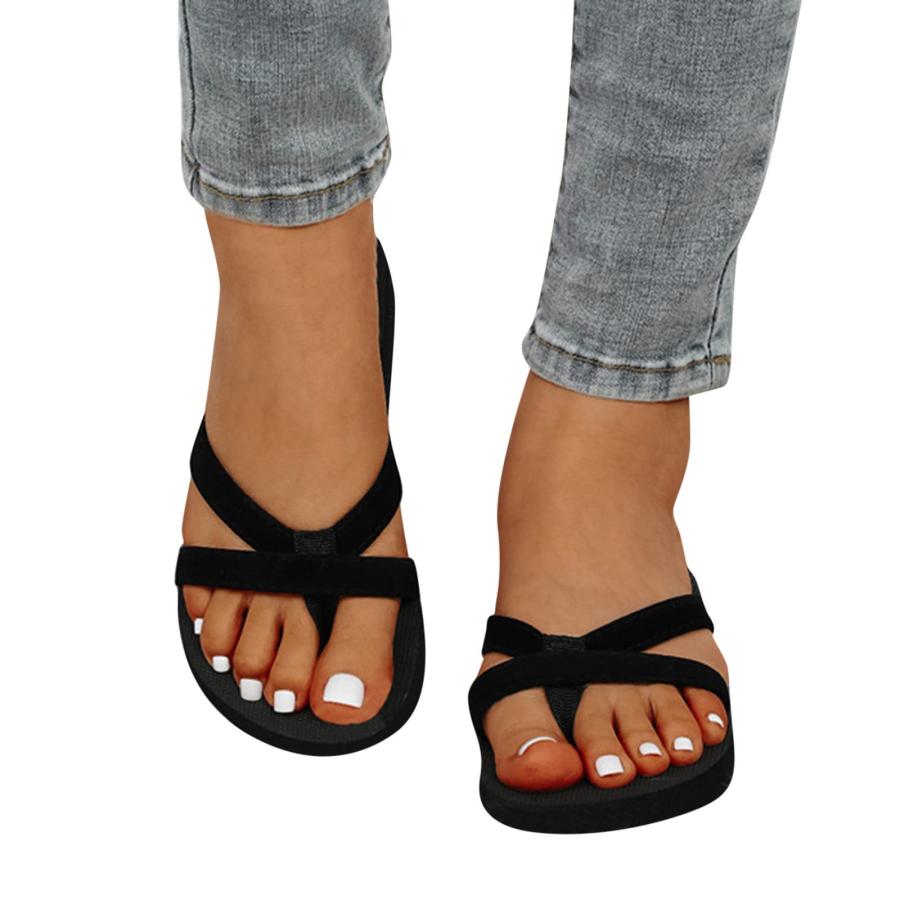【並行輸入品】Yanzhenglip Sandals Women, Women'S Clip Toe Sandals, Flat Flip Fの画像