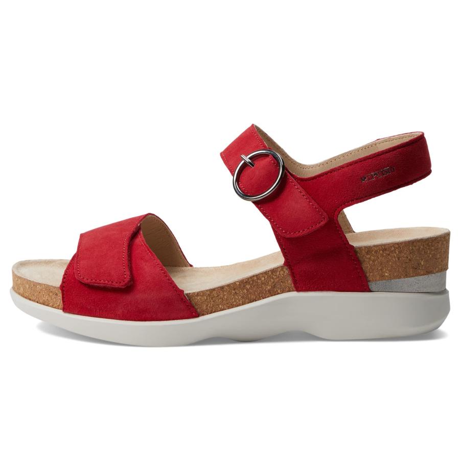 【並行輸入品】Mephisto レディース Oriana サンダル, スカーレット, 10 Mephisto Women's Oriana Sa