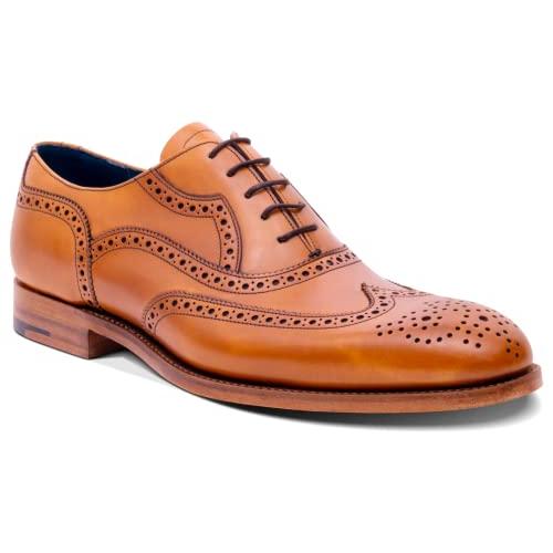 【並行輸入品】BARKER Bladen Men's Handmade Dress Shoes Leather Brogue Oxford Fの画像