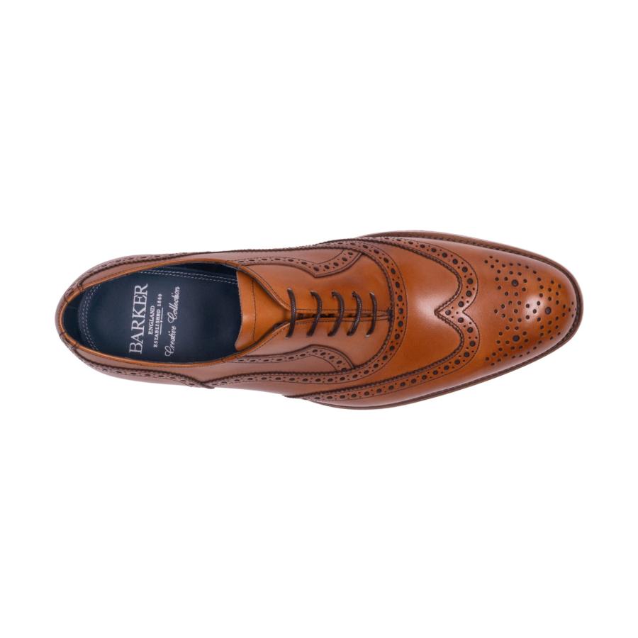 【並行輸入品】BARKER Bladen Men's Handmade Dress Shoes Leather Brogue Oxford Fの画像