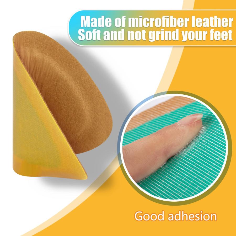 【並行輸入品】4 Pair Leather Boots Heel Grips Liner Cushions， Shoe Filler Inse