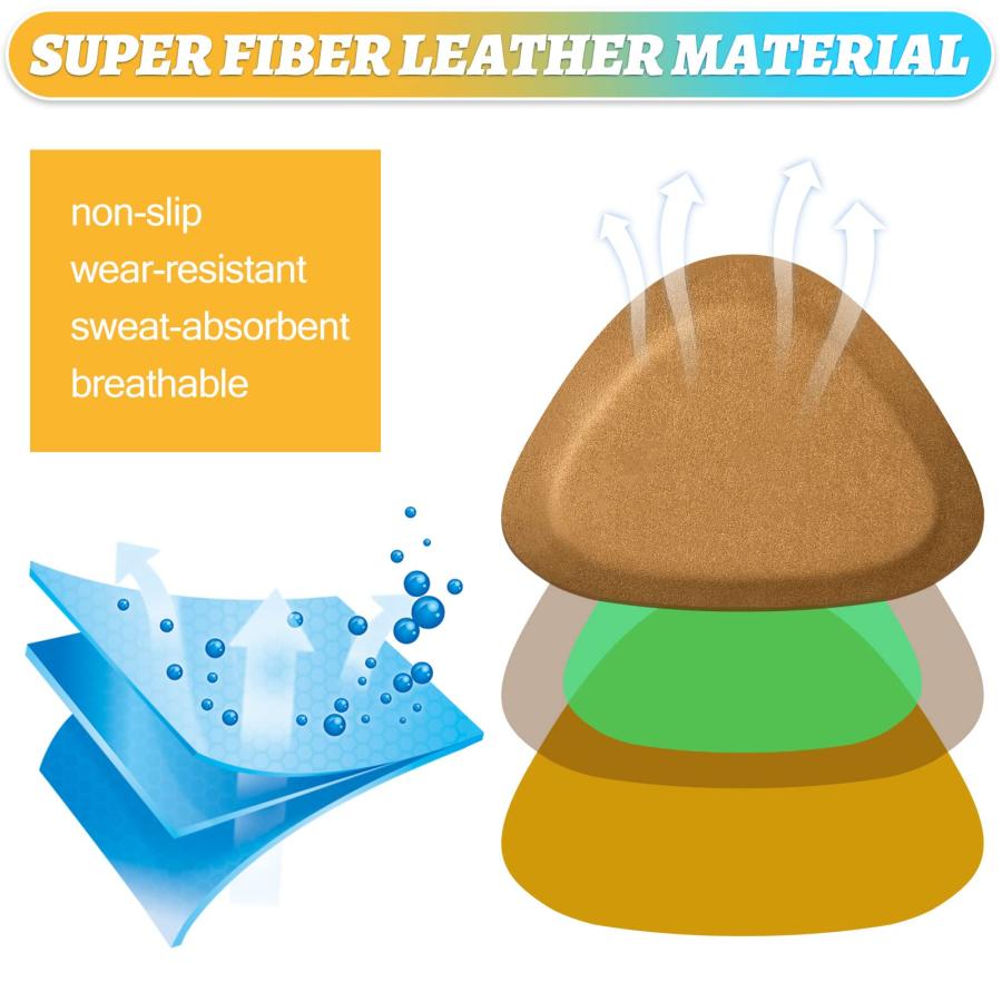 【並行輸入品】4 Pair Leather Boots Heel Grips Liner Cushions， Shoe Filler Inse