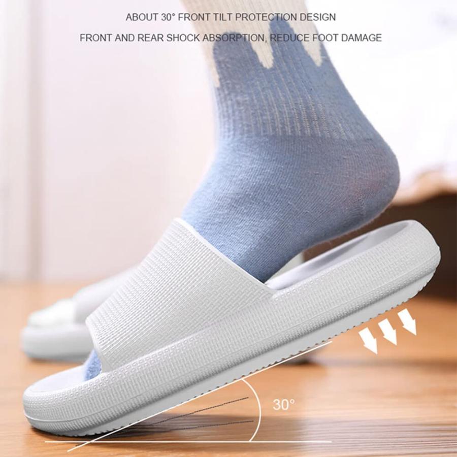 【並行輸入品】KEYUSHOP Cloud Slippers for Kids Cloud Pillow Slippers Non Slipの画像