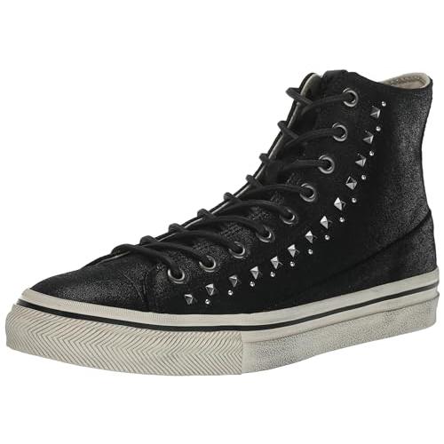 【並行輸入品】John Varvatos メンズ Vulc マルチスタッドスニーカー, ブラック, 11 John Varvatos Men'sの画像
