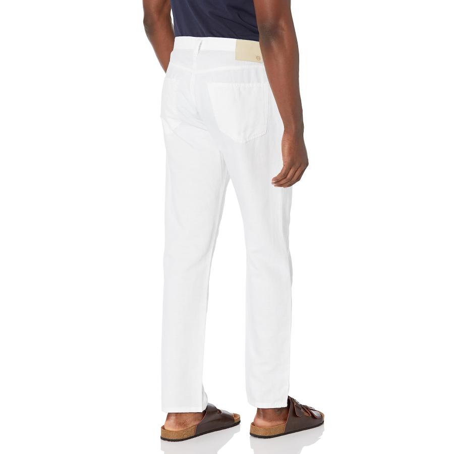 【並行輸入品】AG Adriano Goldschmied Men's Everett Slim Straight, White, 30W xの画像