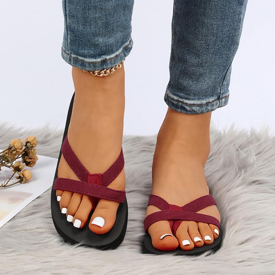 【並行輸入品】Sandals Platform for Women Women Shoes Fashion Slippers Flat Ope_6