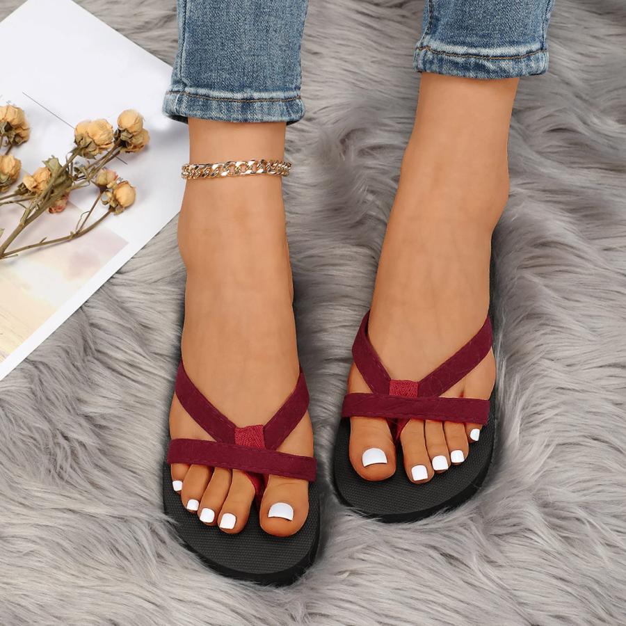 【並行輸入品】Sandals Platform for Women Women Shoes Fashion Slippers Flat Ope_9