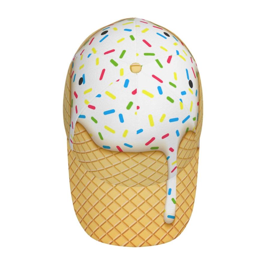 並行輸入品】Ice Cream Cone Dad Hat Funny Adjustable Baseball Cap