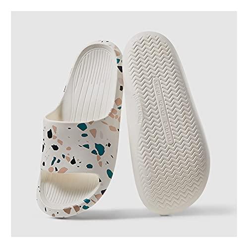 【並行輸入品】Bathroom Sandals Men Marble Texture Slides Slippers ?Foam Soft Bの画像