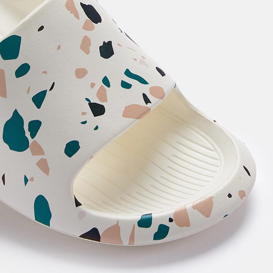 【並行輸入品】Bathroom Sandals Men Marble Texture Slides Slippers ?Foam Soft Bの画像