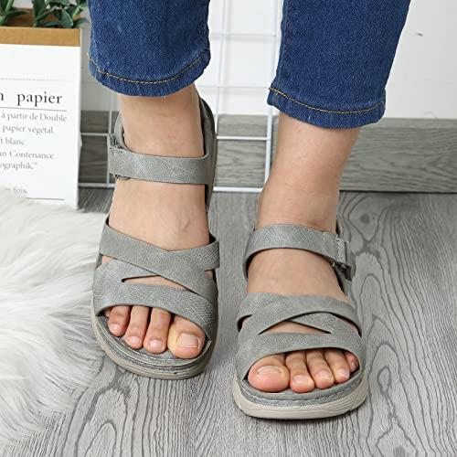 【並行輸入品】Dheva C Sandals for Women, Women Walking Slippers with Arch Supp_4