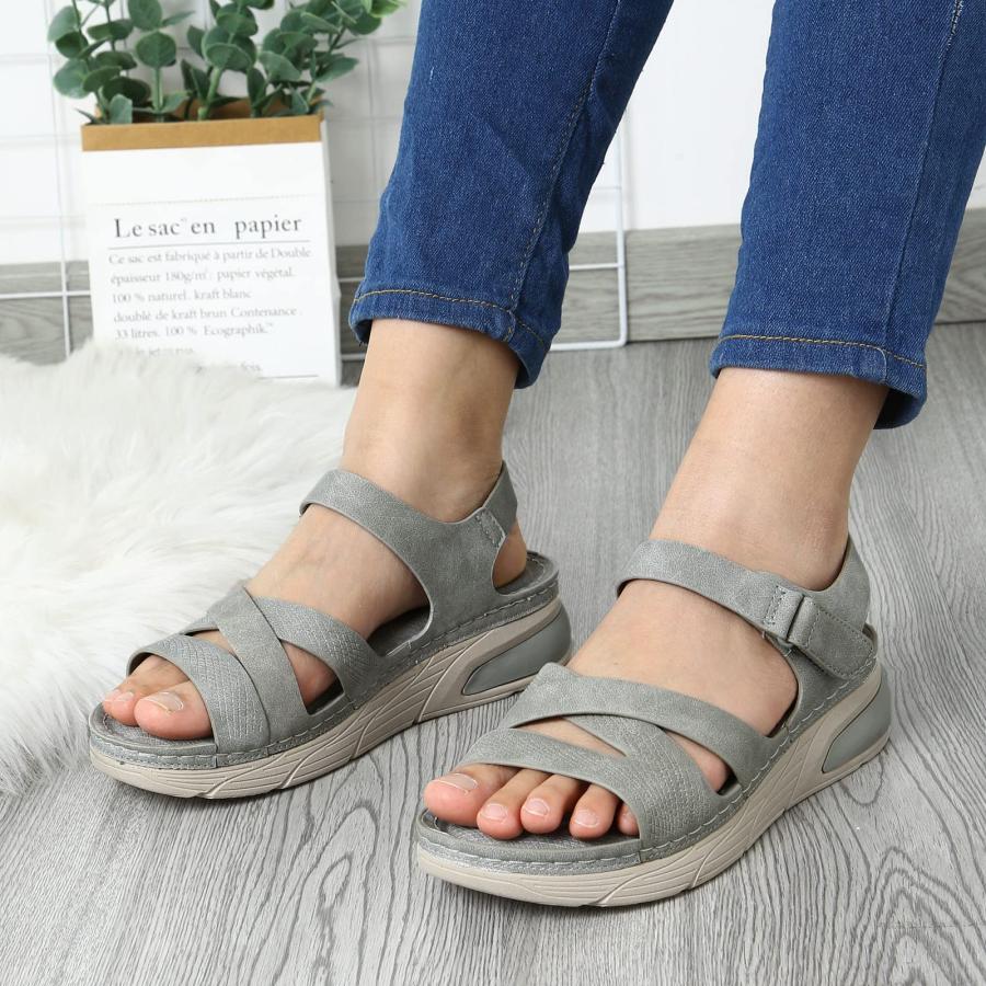 【並行輸入品】Dheva C Sandals for Women, Women Walking Slippers with Arch Supp_9