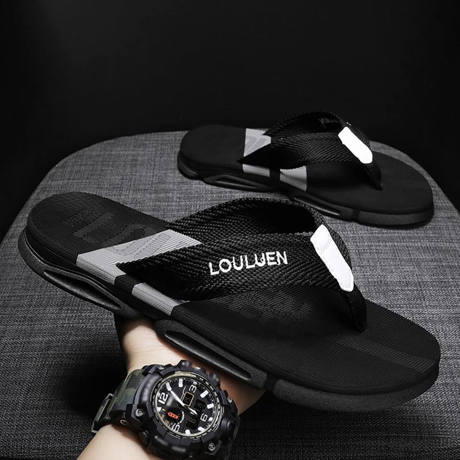 【並行輸入品】Flip Flops for Teen Boys Men Casual Slippers Beach Flip Flops Ouの画像
