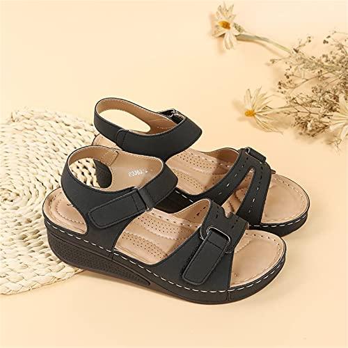 【並行輸入品】ISZI Women Fashion Orthotic Wedges Sandals Open Toe Sandals Antiの画像