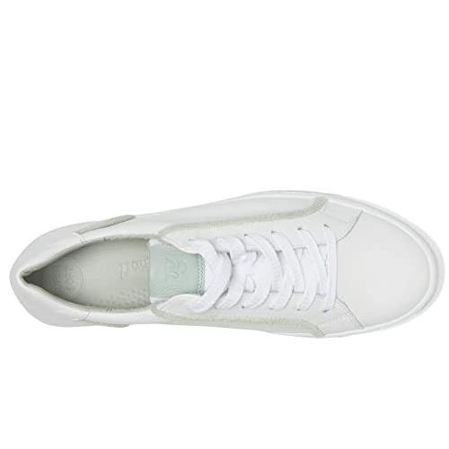 【並行輸入品】Paul Green Rory スニーカー, ホワイトミントレザー。, 9 Paul Green Rory Sneaker Whiの画像