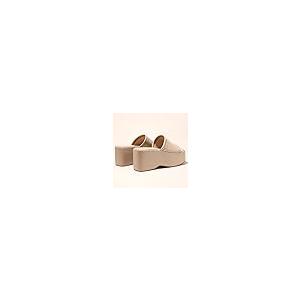【並行輸入品】Makmeoyw Platform Slides for Women Dress Mules with High Heel Slの画像