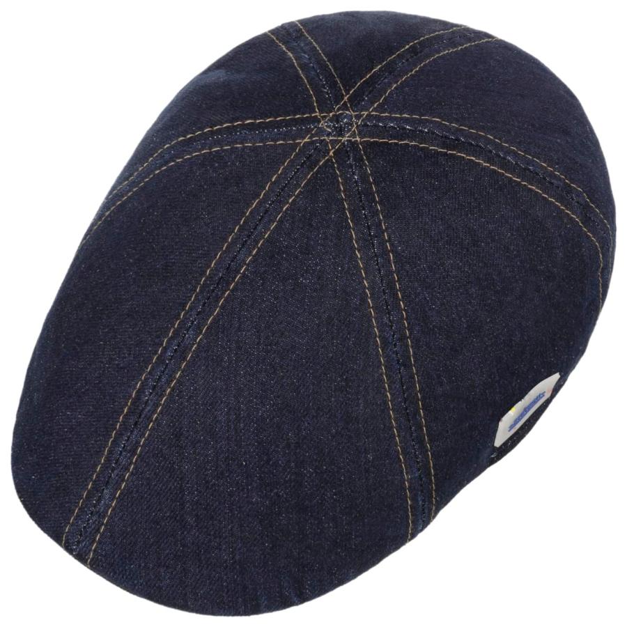 【並行輸入品】Stetson Texas Sustainable Denim Flat Cap Men denim 7 1/2 7 5/8_6