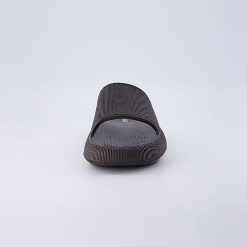 【並行輸入品】CUSHIONAIRE メンズ フェザープールスライド +快適, エスプレッソ, 12 CUSHIONAIRE Men's Fea_7