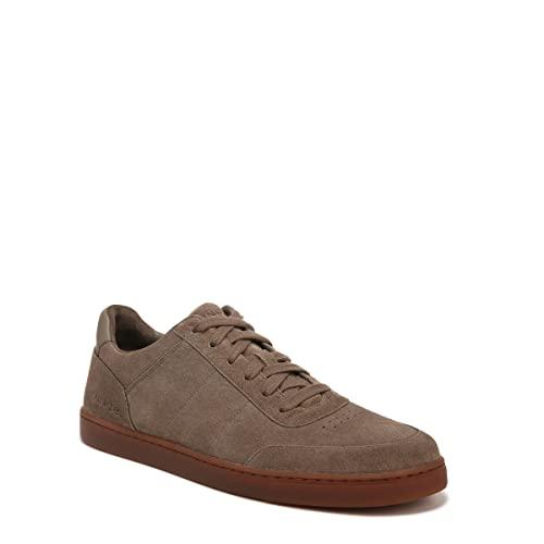 【並行輸入品】Vince メンズ Noel レースアップスニーカー, フリントベージュスエード, 9.5 Vince Mens Noel Rubの画像