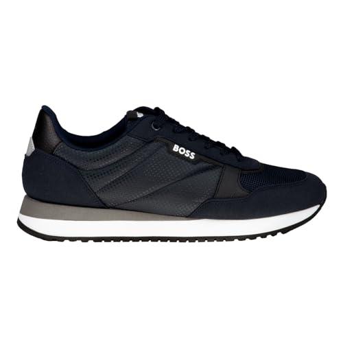 【並行輸入品】BOSS Kai Runn Men's Trainers Casual Shoes Lace Up Trainers Low Sの画像