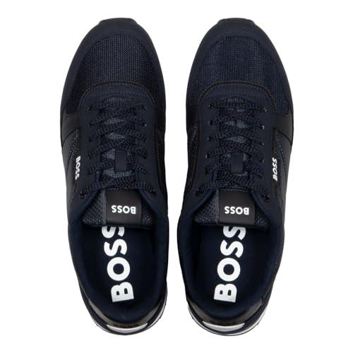 【並行輸入品】BOSS Kai Runn Men's Trainers Casual Shoes Lace Up Trainers Low Sの画像