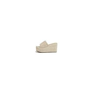 【並行輸入品】Espadrille Platform Slip On Mules Wedge Slide Sandals Open Toe Sの画像