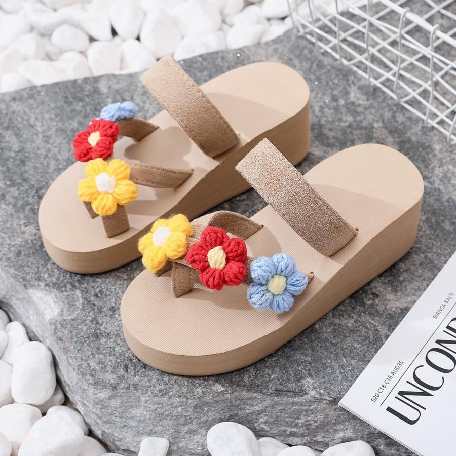 【並行輸入品】Womens Shoes Sandals Dress Ladies Shoes Wedge Slippers Bohemianの画像