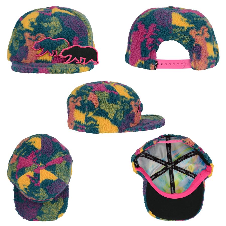 【並行輸入品】Grassroots California Trippy Tundra Snapback Hat， Shallow Styl_3