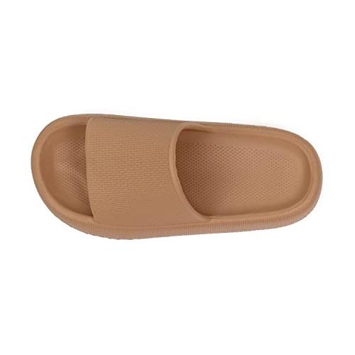【並行輸入品】Women and Men Pillow Slipper Slides, EVA Cloud Slippers, Comfortの画像