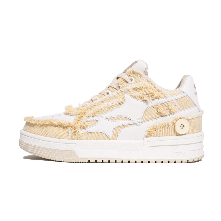 KILLWINNERスニーカー ホワイト/ブラウン KILLWINNER丨Retro Training Sneaker-White&Brown