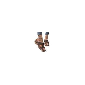 【並行輸入品】DOIX Ladies Orthopedic Mules Slippers Sandals Women's Arch Suppo_2