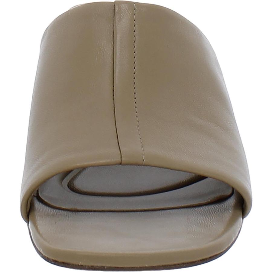 【並行輸入品】Vince レディース Palmar スライド キトンヒールサンダル, デューンベージュレザー, 6 Vince Womens Pの画像