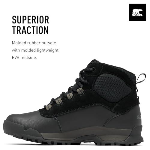 【並行輸入品】Sorel メンズ Buxton Lite レース防水ブーツ, ブラック、ブラック, 24.5 Sorel Men's Buxtoの画像
