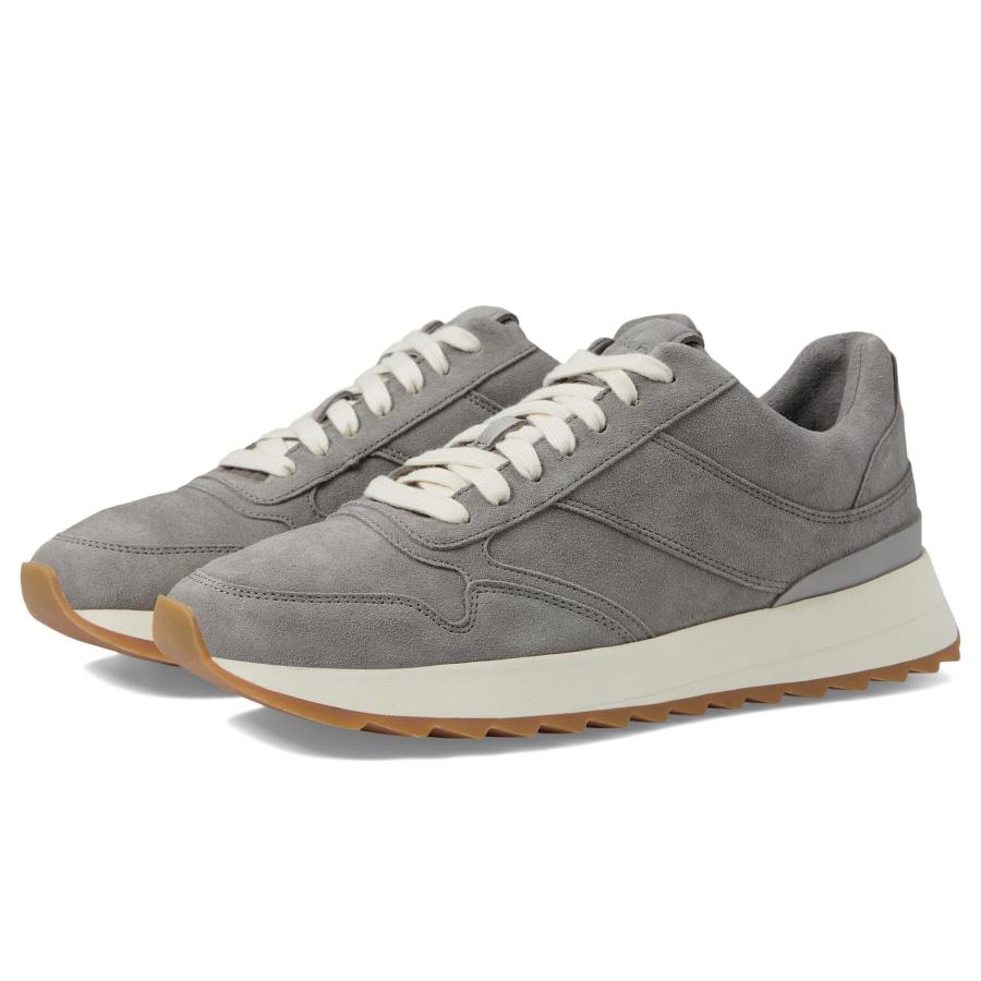 【並行輸入品】ヴィンス・エドリック, ライトスモークグレー, 11 Vince Mens Edric Lace Up Runner Sneakeの画像