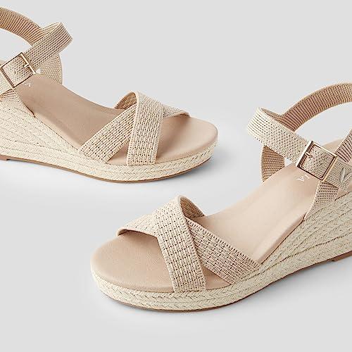 ✨未使用✨VIVAIA サリー ラウンドトゥ ウェッジサンダル ベージュ 36 並行輸入品】VIVAIA SALLY ラウンドトゥウェッジサンダル ウェッジ