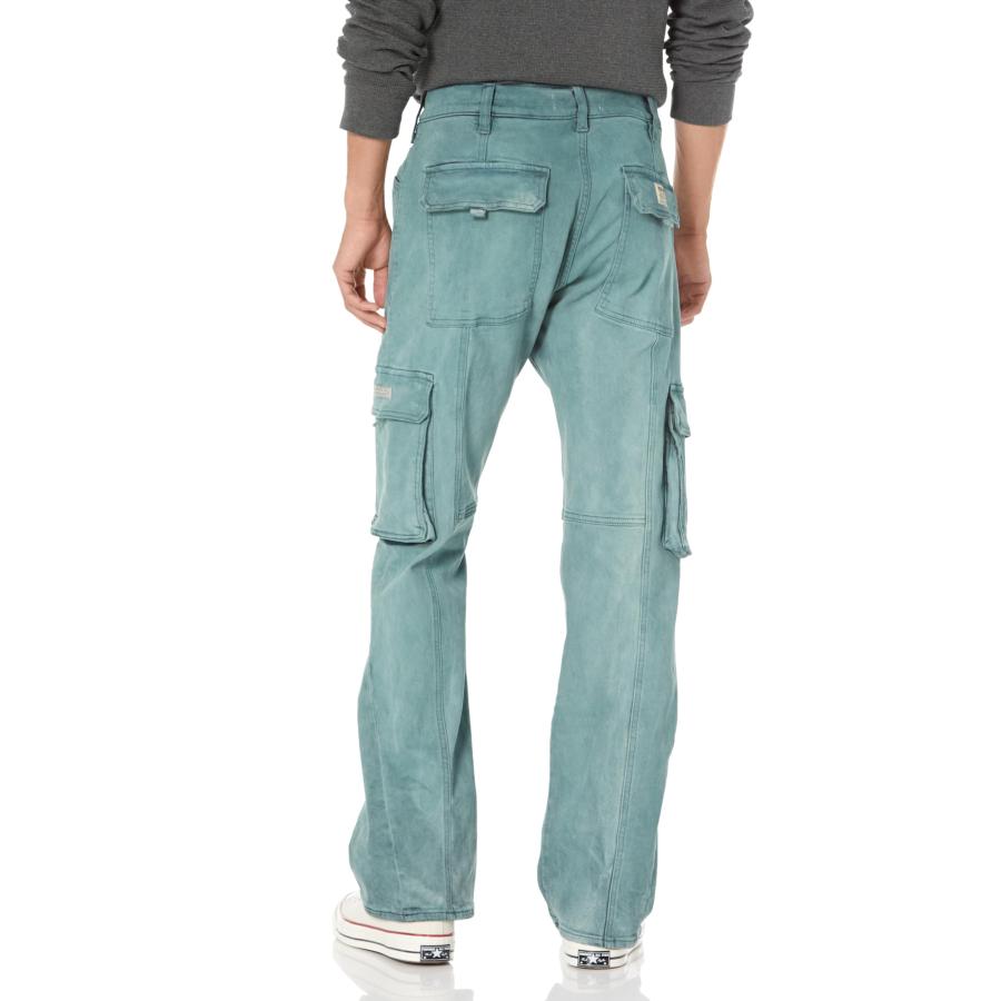 【並行輸入品】Hudson Jeans Men's Walker Cargo Kick Flare, Blue Streak, 42の画像