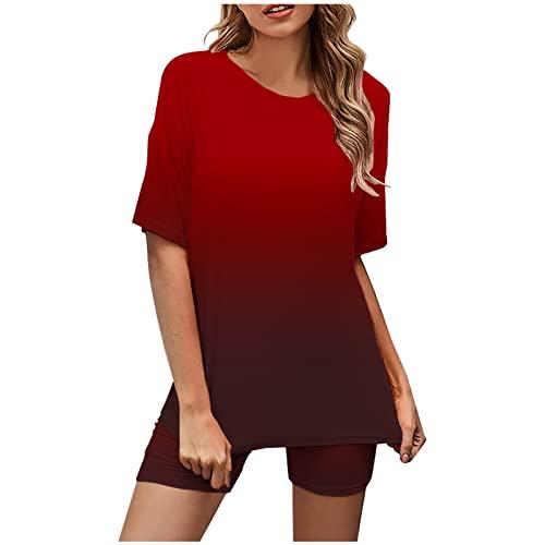【並行輸入品】IEPOFG Two Piece Outfits for Women Summer Casual Lounge Sets Dre
