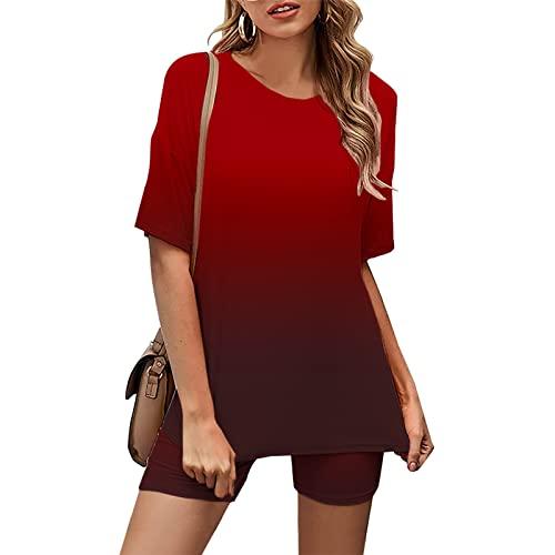 【並行輸入品】IEPOFG Two Piece Outfits for Women Summer Casual Lounge Sets Dre