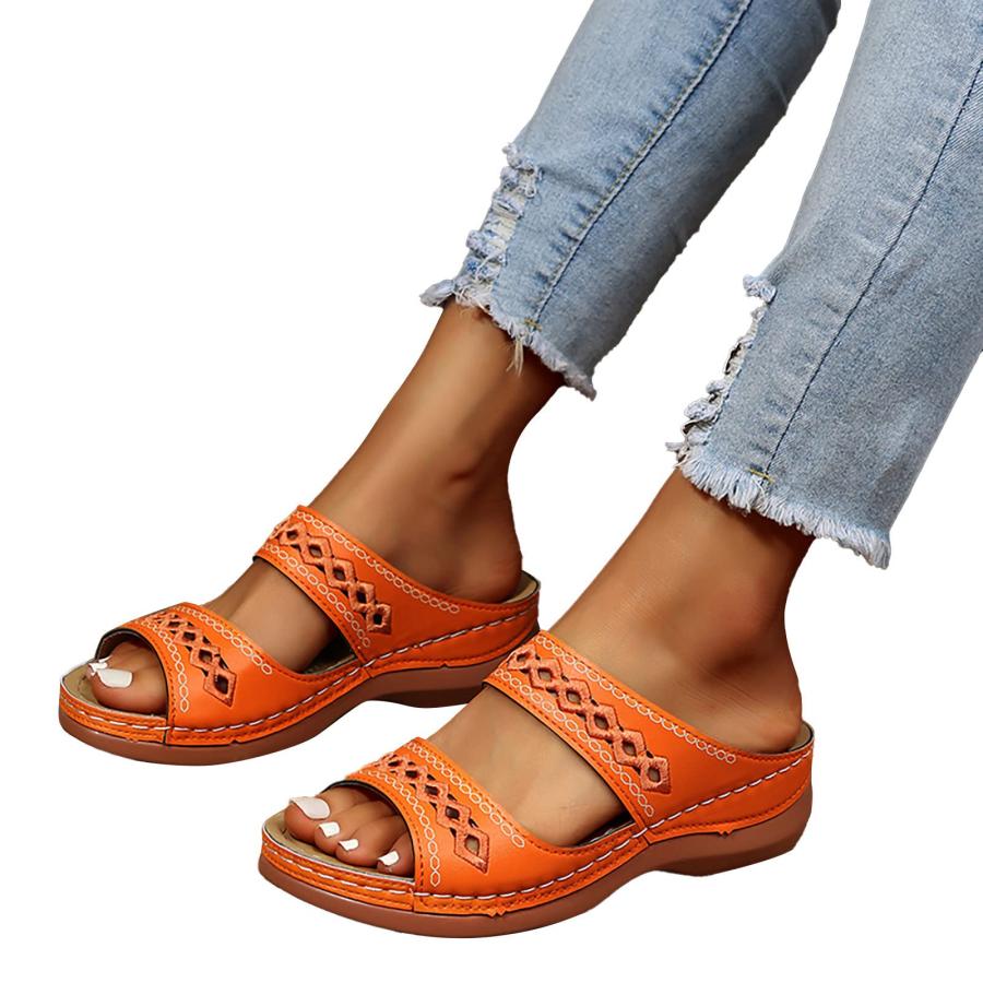 【並行輸入品】Orthopedic Wedge Sandals for Women Arch Support Sandals Women'sの画像