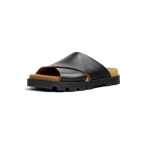 新品CAMPER ブラック ストラップサンダル EU38 並行輸入品】Camper レディース ファッション Xストラップ サンダル