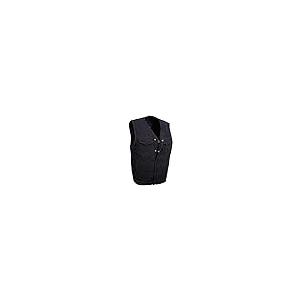 【並行輸入品】Milwaukee Leather MDM3012 Men's 'Brute' Black Denim Club Style V