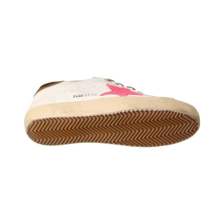 【並行輸入品】Golden Goose スーパースター レザースニーカー, ホワイト, 4 Golden Goose Superstar Leaの画像