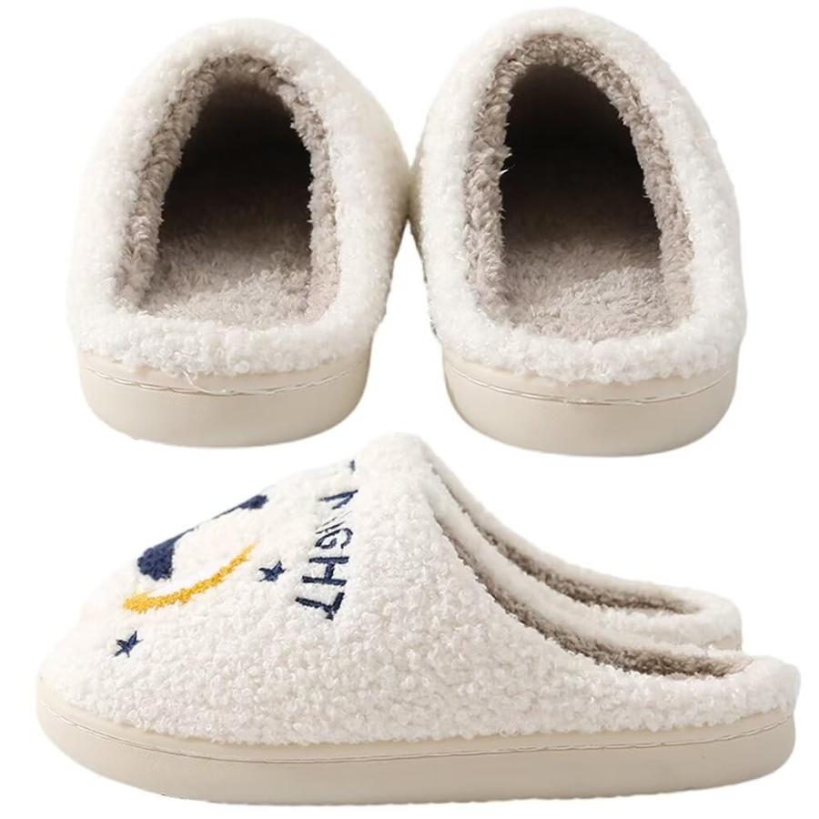 【並行輸入品】KEYUSHOP Meet Me at Midnight Slippers for Women Men, Couple Housの画像