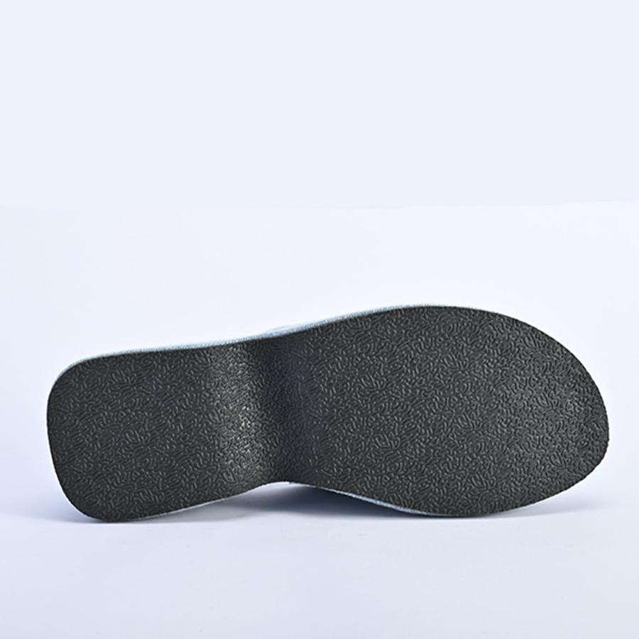 【並行輸入品】Crepuscute Women’s Embroidery Mesh Platform Wedge Slide Sandalsの画像
