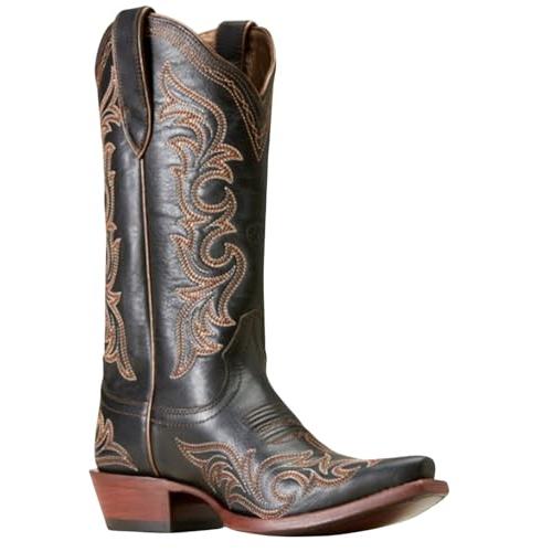 【並行輸入品】Ariat Women's Hazen Western Boot, Ancient Black, 8の画像