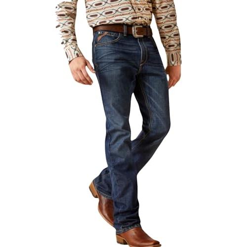 【並行輸入品】Ariat Men's M1 Vintage Paul Straight Jean Prescott， 31W x 34L_1