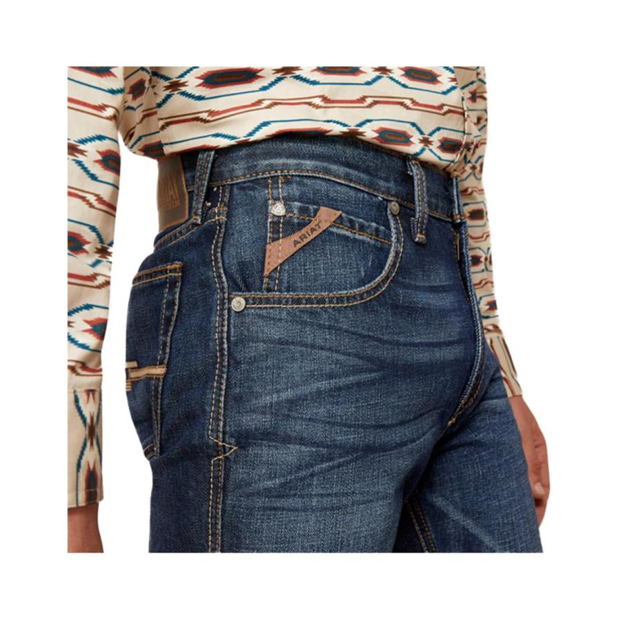 【並行輸入品】Ariat Men's M1 Vintage Paul Straight Jean Prescott， 31W x 34L_3
