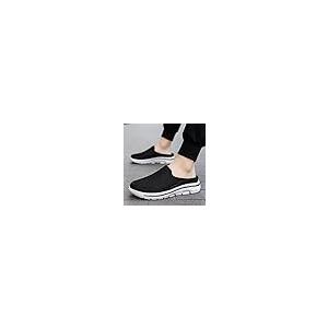 【並行輸入品】LLTMALL Men's Backless Mesh Walking Mules Shoes Comfort Slip on_5